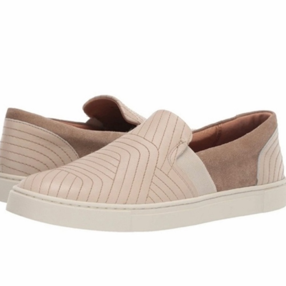 Frye Ivy Stitch Slip on Sneaker in Off White